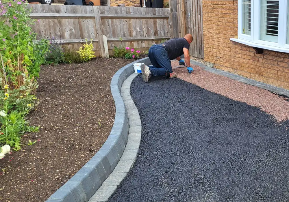 key kerb edging blocks installation