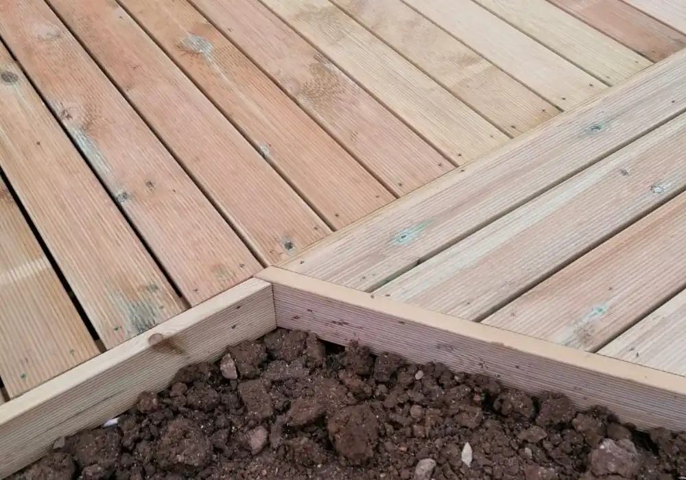 wood decking installation