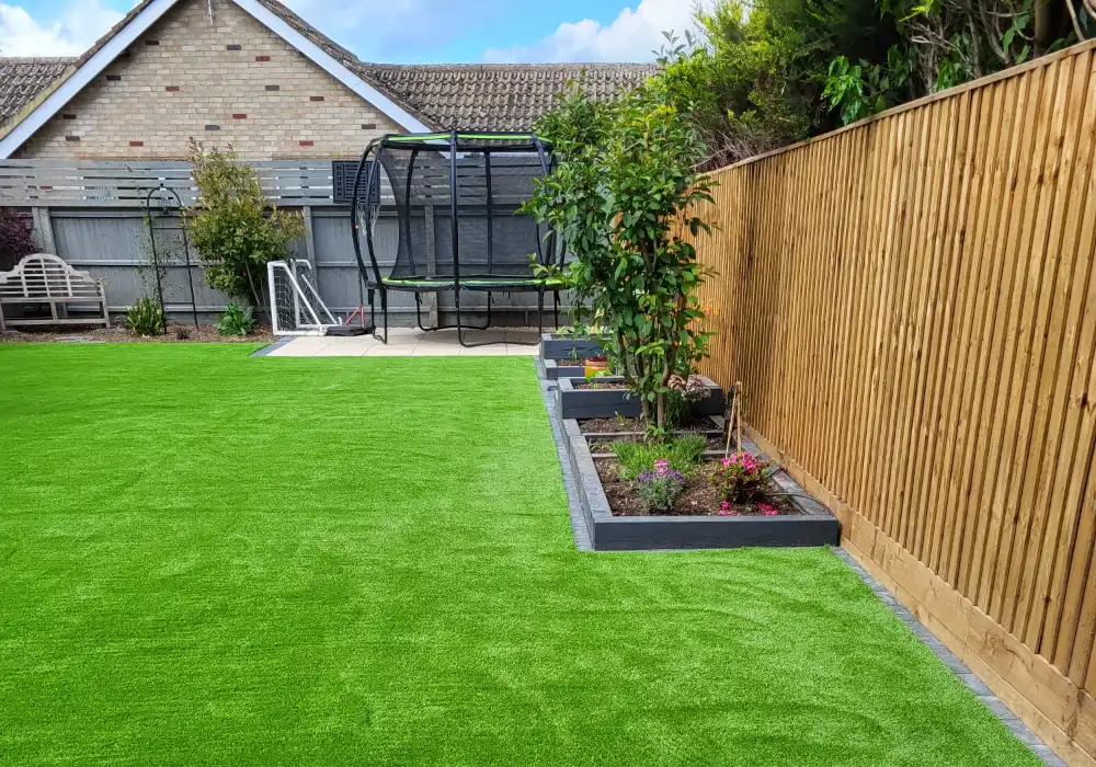wembley artificial grass installation in cambridgeshire