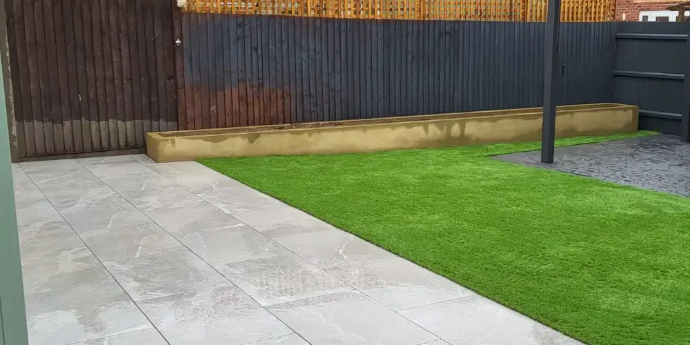 artificial grass installation in corby
