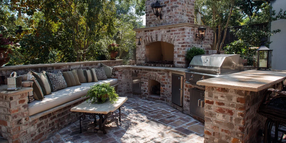 Brick BBQs, Outdoor Fireplaces, and Hardstanding